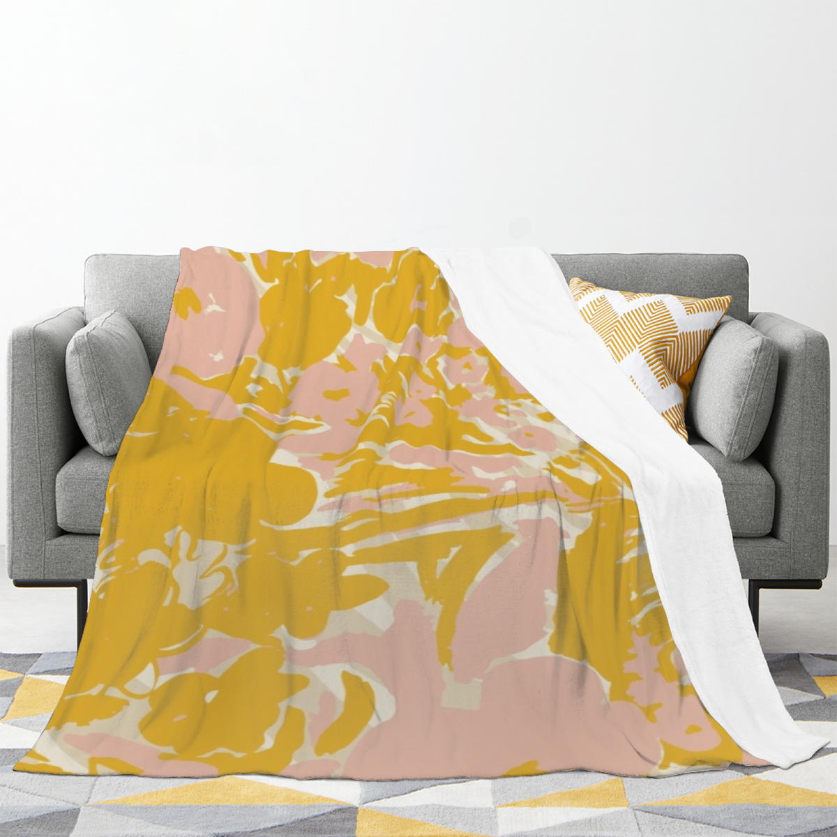 Celestial Jubilee Soft Flannel Blanket in Pastel Multicolor
