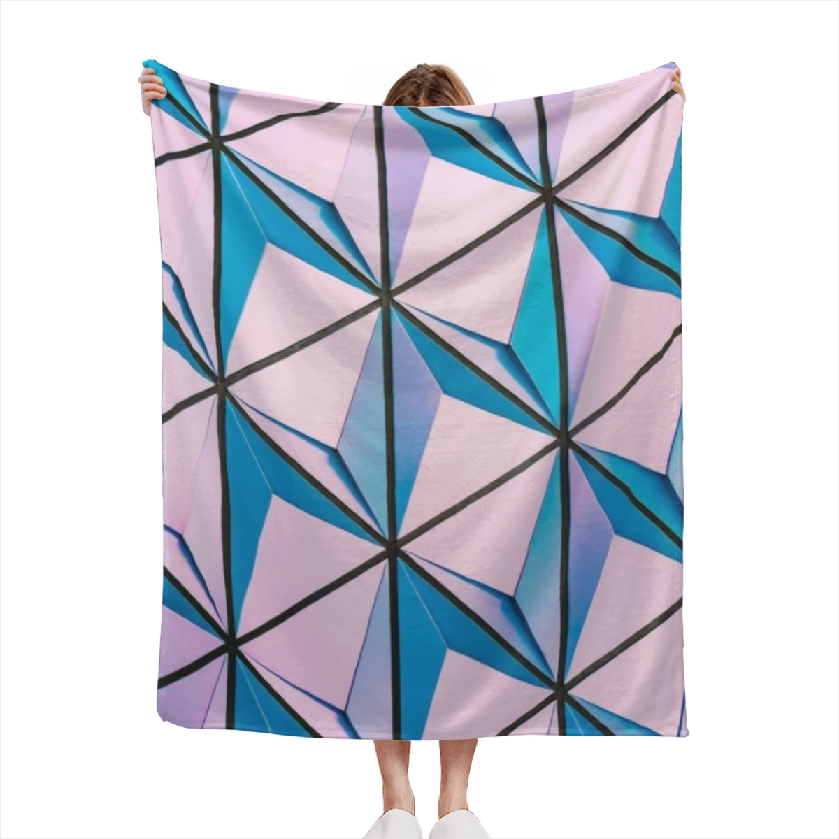 Soft Minimalist All-Season Flannel Blanket ¨C Breezy Wander Collection