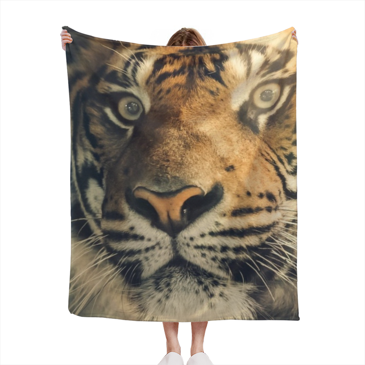 Soft Minimalist Plush Flannel Throw ¨C Oceanic Spectrum Collection
