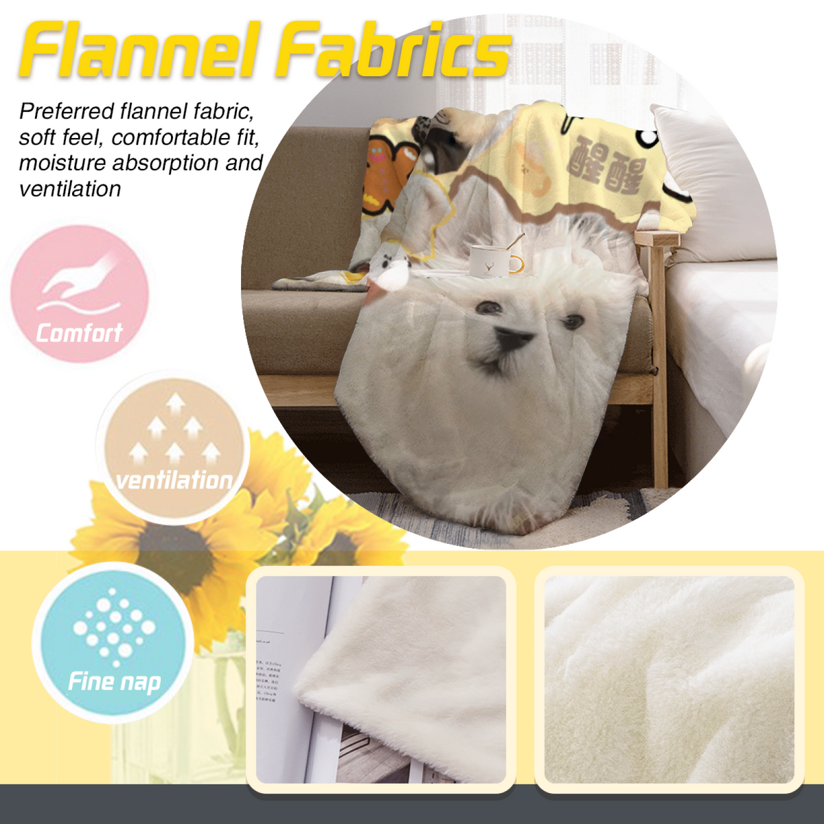 Pastel Multicolor Riverstone Arbor Lightweight Flannel Throw ¨C Contemporary Pattern