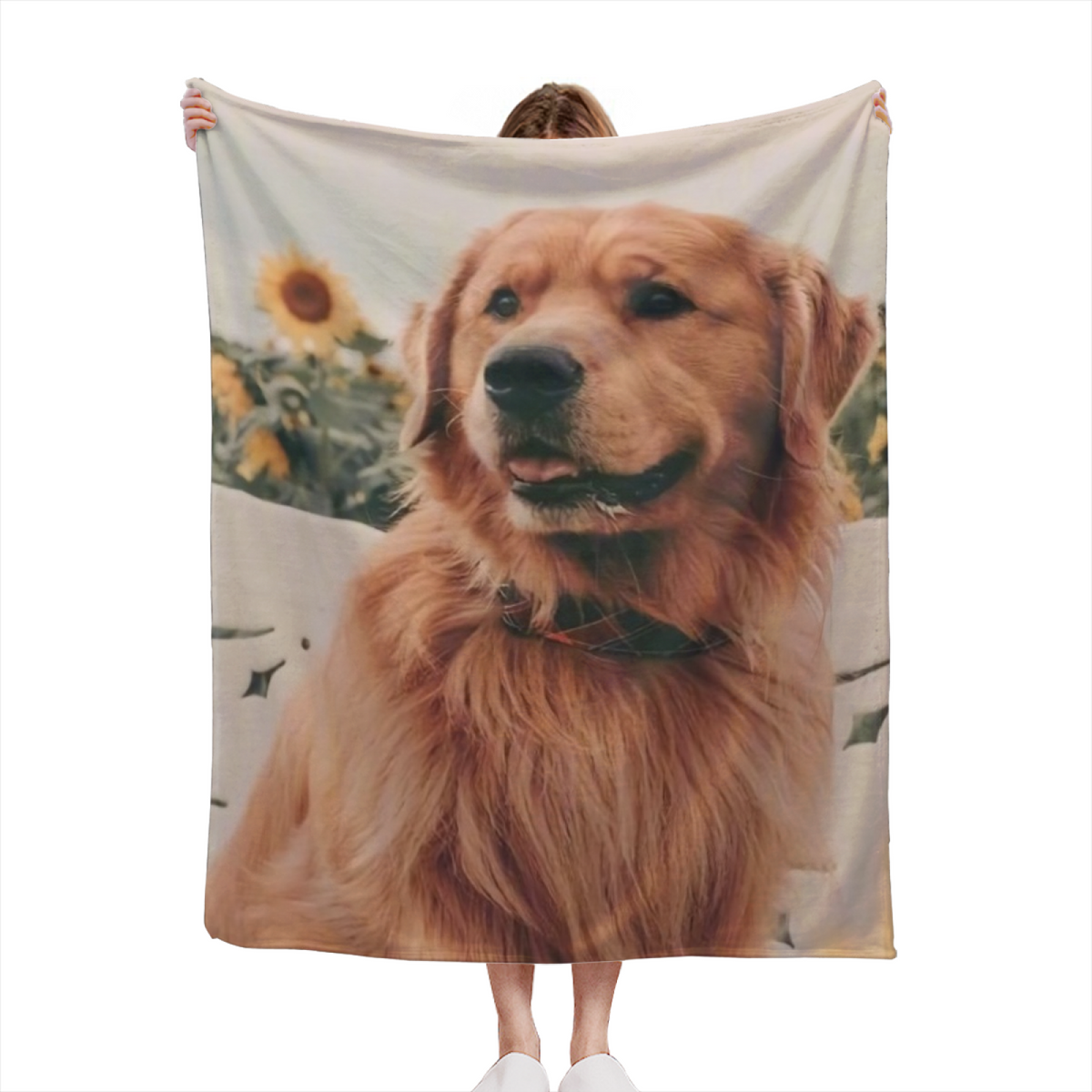 Sunwashed & Spectrum Playful Graphic All-Season Flannel Blanket