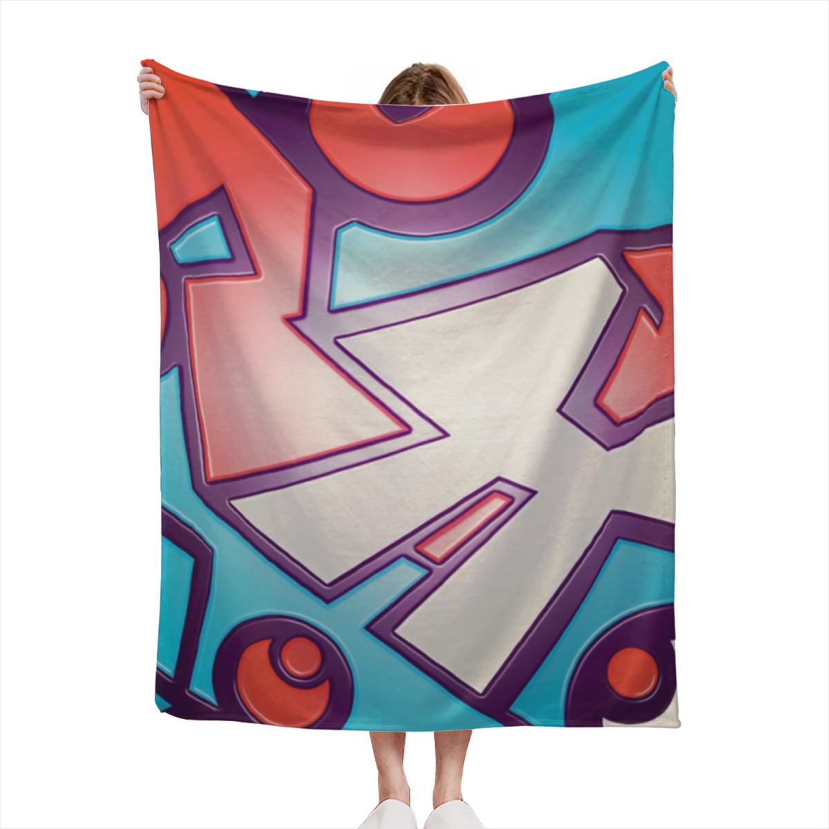 Eclectic Design Heather Wonder Soft Neutral Flannel Sofa Throw