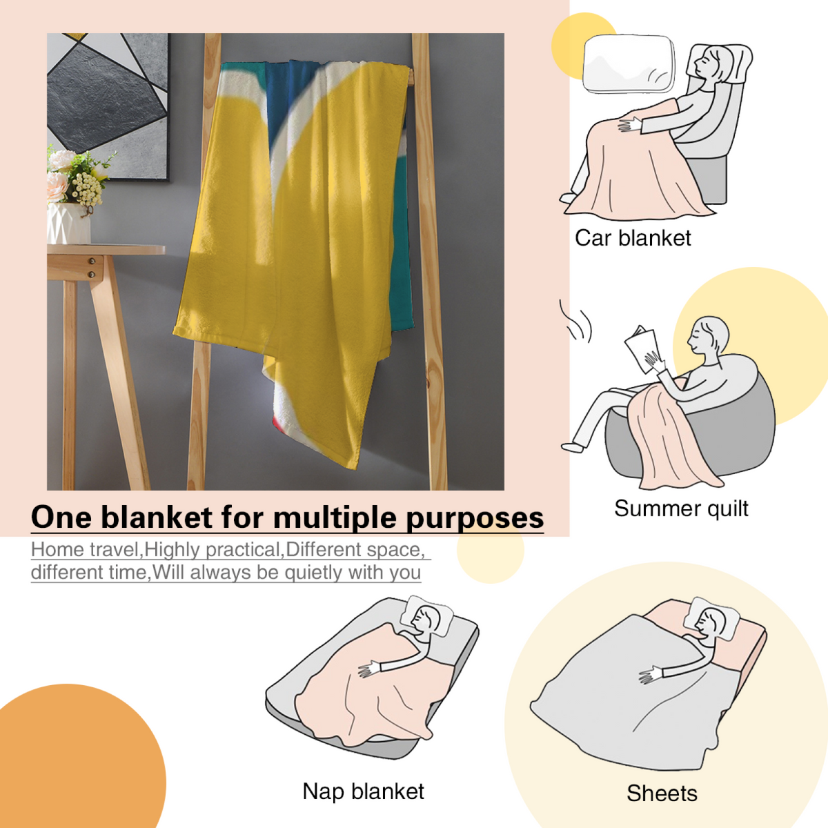 Decorative Flannel Blanket with Evergreen Whisper Cozy Cottage Artwork
