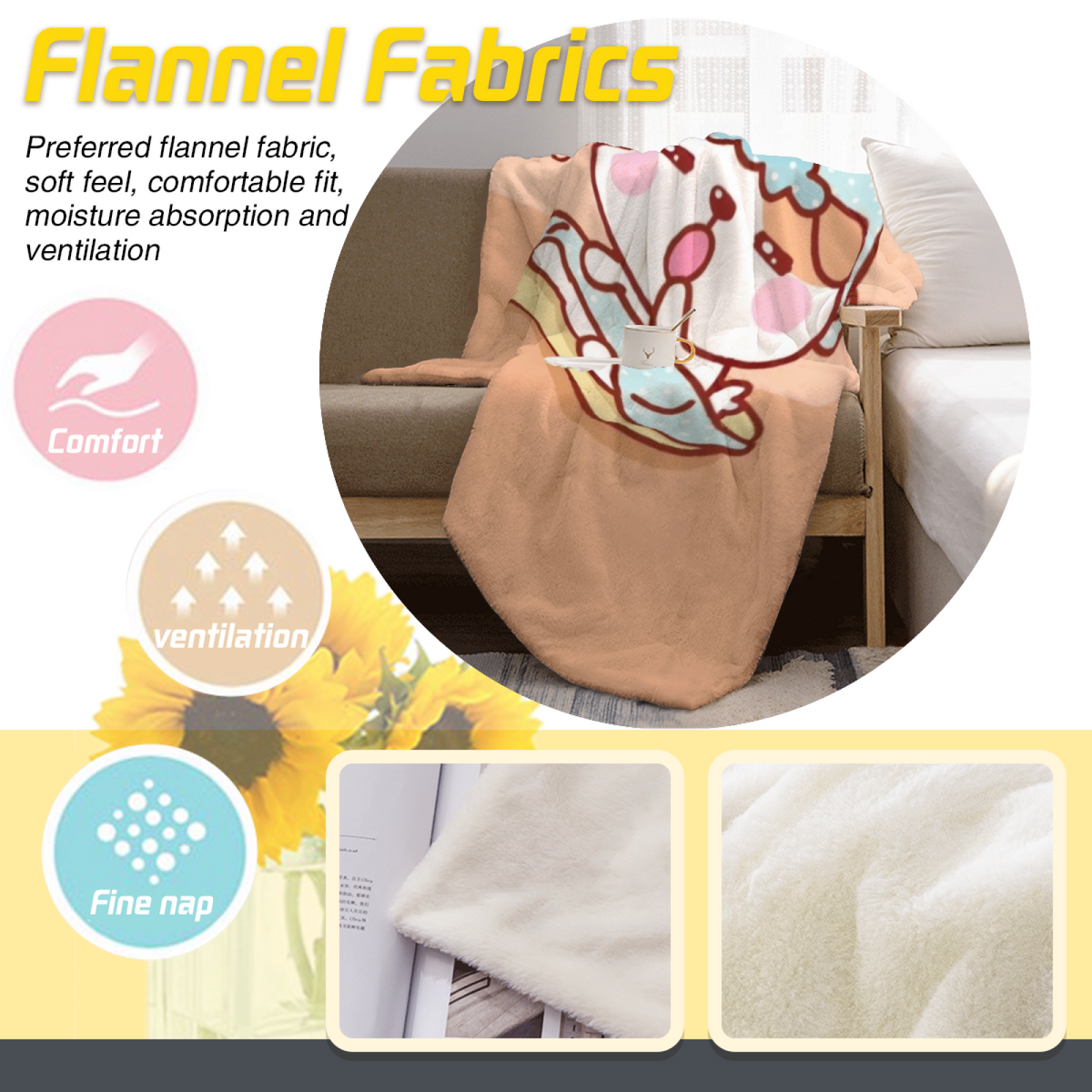 Earthy Neutral Starlit Spectrum Lightweight Flannel Throw ¨C Contemporary Pattern