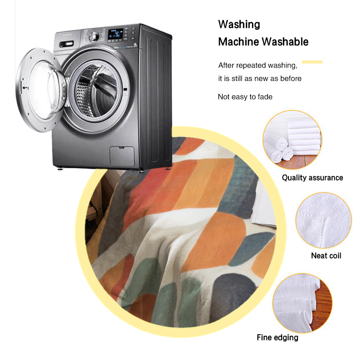 Decorative Flannel Blanket with Electric Jubilee Cozy Cottage Artwork