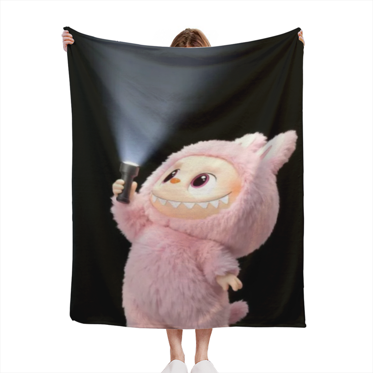 Pastel Multicolor Whimsical Decor Plush Flannel Throw ¨C Festival Harbor Edition