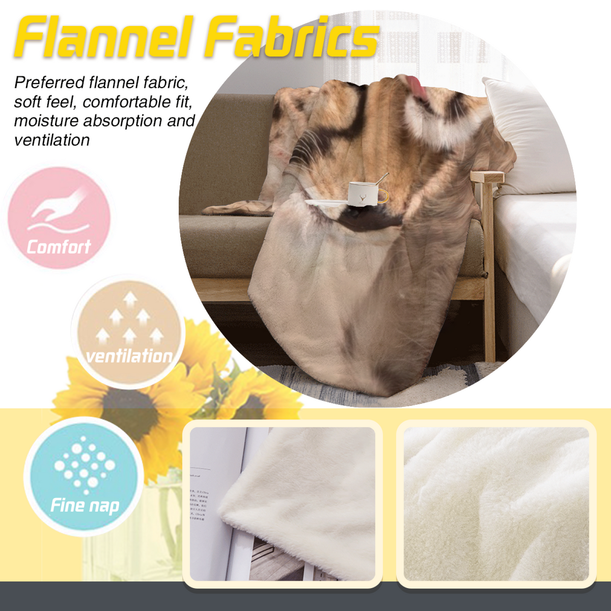 Juniper Vista Earthy Multicolor Eclectic Soft Flannel Blanket