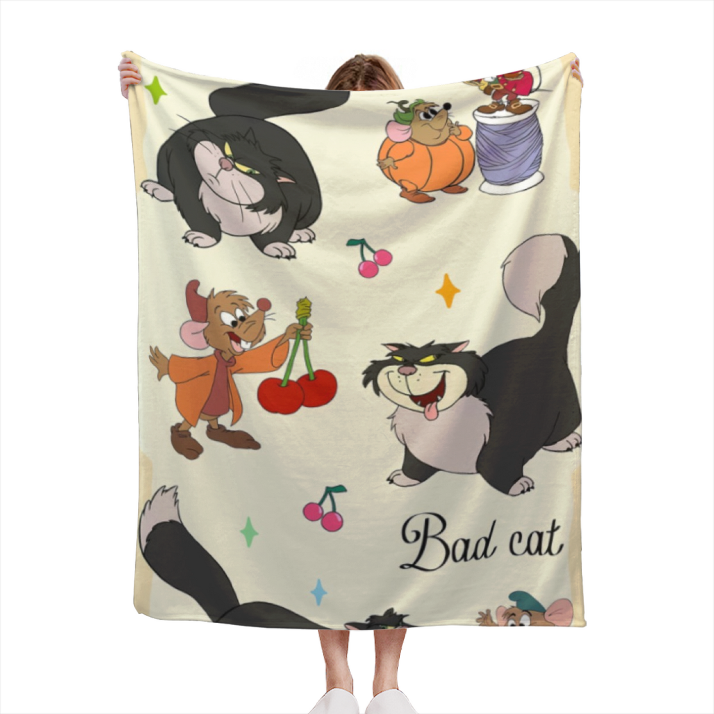 Modern Decorative Graphic Throw Blanket ¨C Artistic Colorful Cozy Blanket