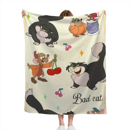Modern Decorative Graphic Throw Blanket ¨C Artistic Colorful Cozy Blanket