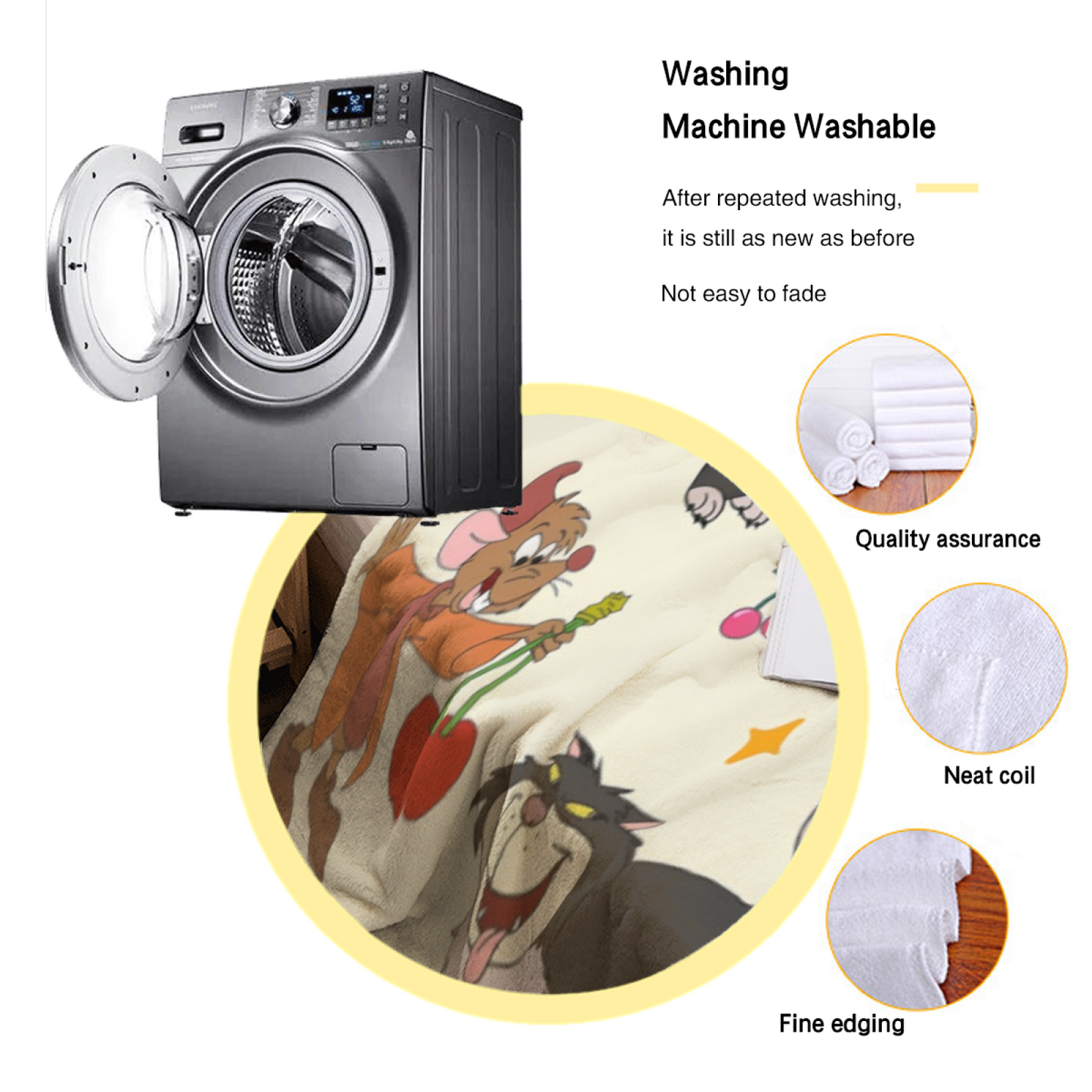 Modern Decorative Graphic Throw Blanket ¨C Artistic Colorful Cozy Blanket