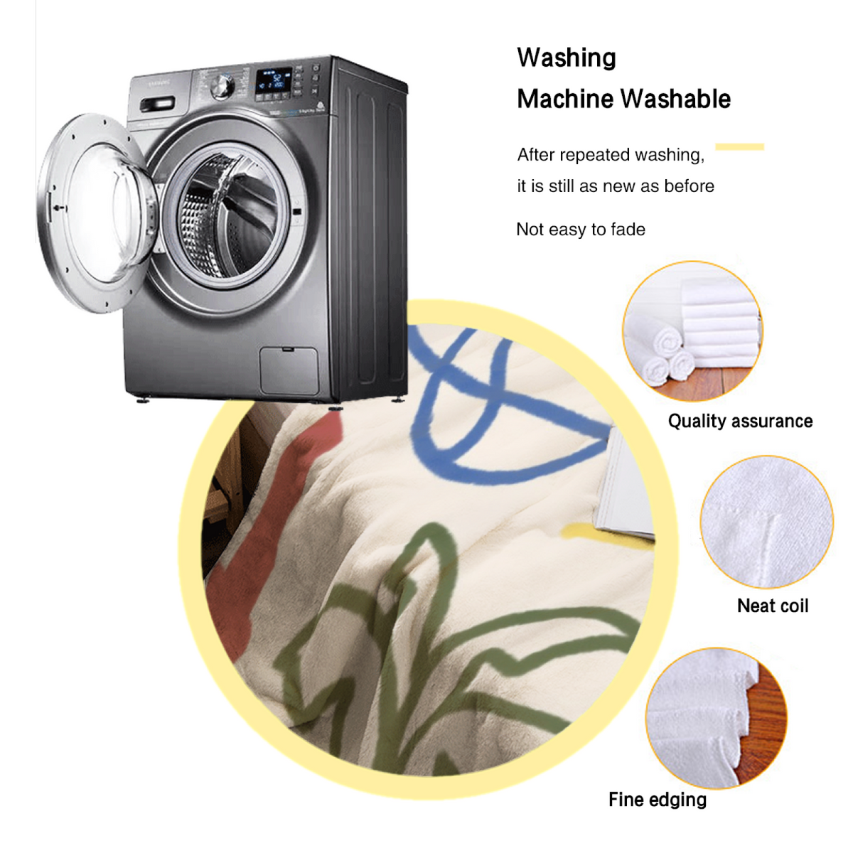 Artistic Ivory Amber Charm Soft Flannel Blanket