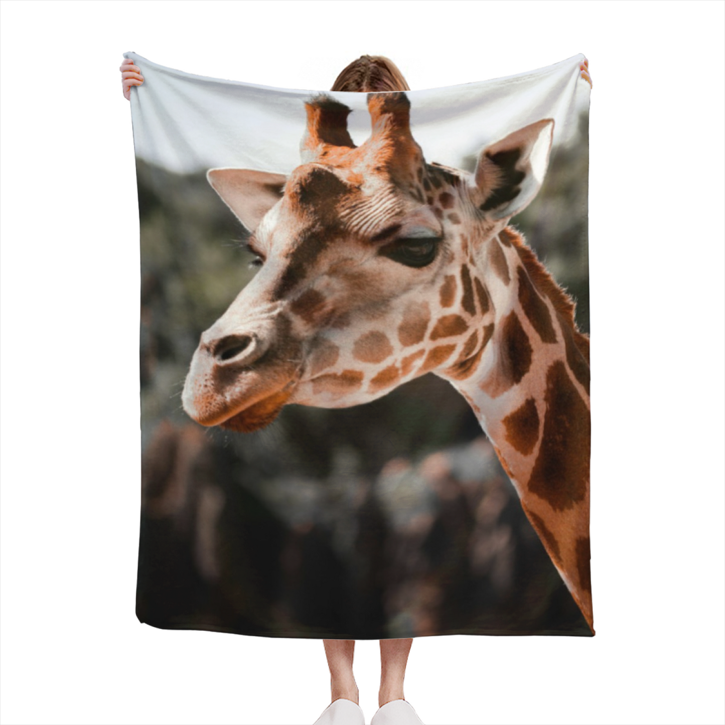 Colorful Contemporary Throw Blanket ¨C Stylish Abstract Printed Cozy Blanket