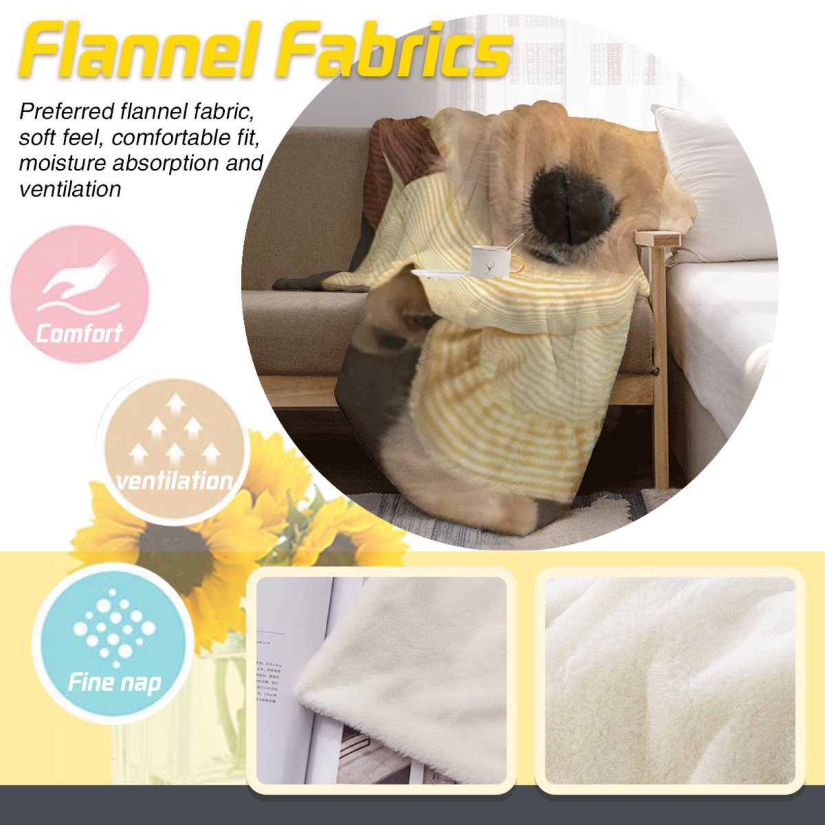 Harbor Story Earthy Multicolor Dreamy Lightweight Flannel Throw