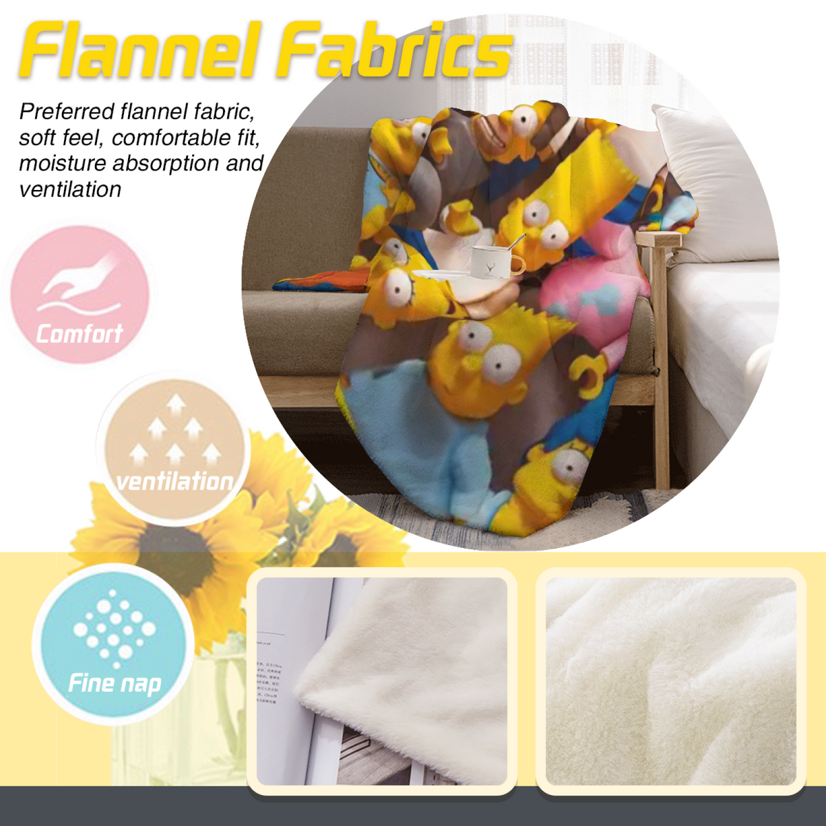 Earthy Neutral Cinnamon Spectrum Soft Flannel Blanket ¨C Contemporary Pattern