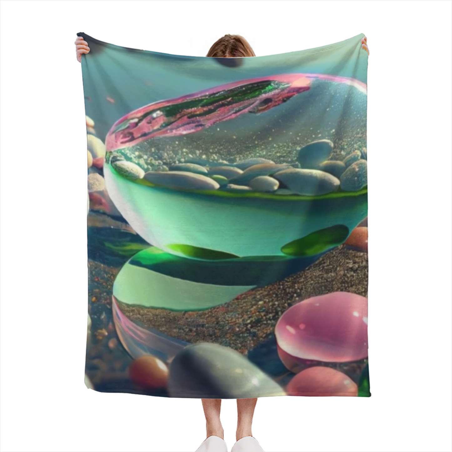 Modern Graphic Pattern Throw Blanket ¨C Stylish Printed Cozy Blanket