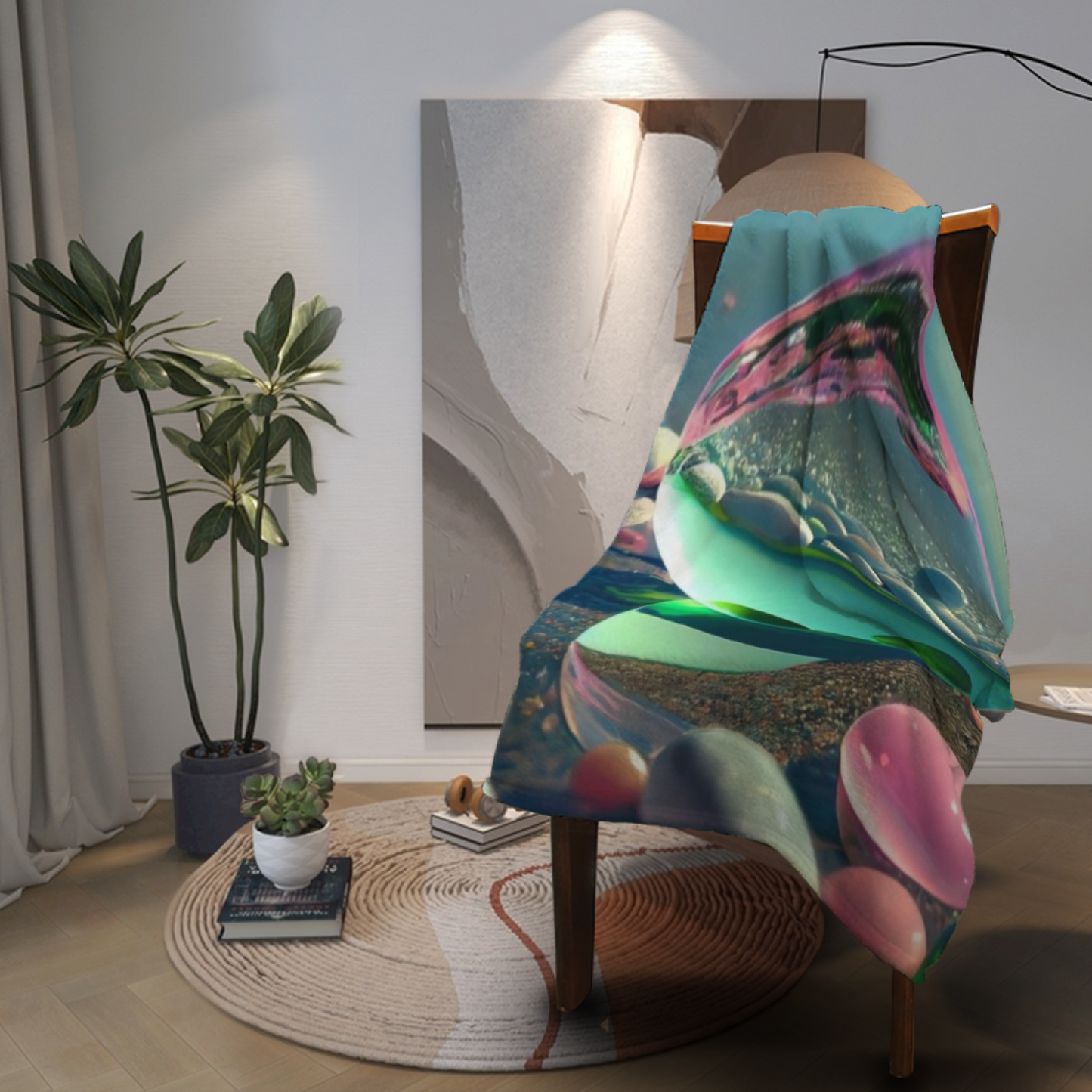 Modern Graphic Pattern Throw Blanket ¨C Stylish Printed Cozy Blanket