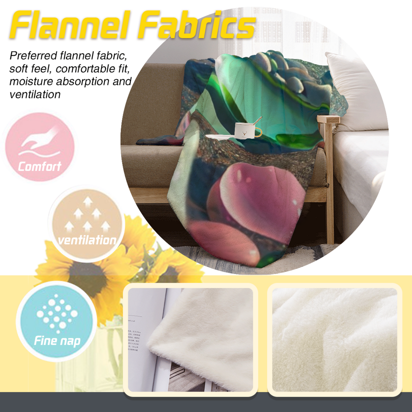 Modern Graphic Pattern Throw Blanket ¨C Stylish Printed Cozy Blanket