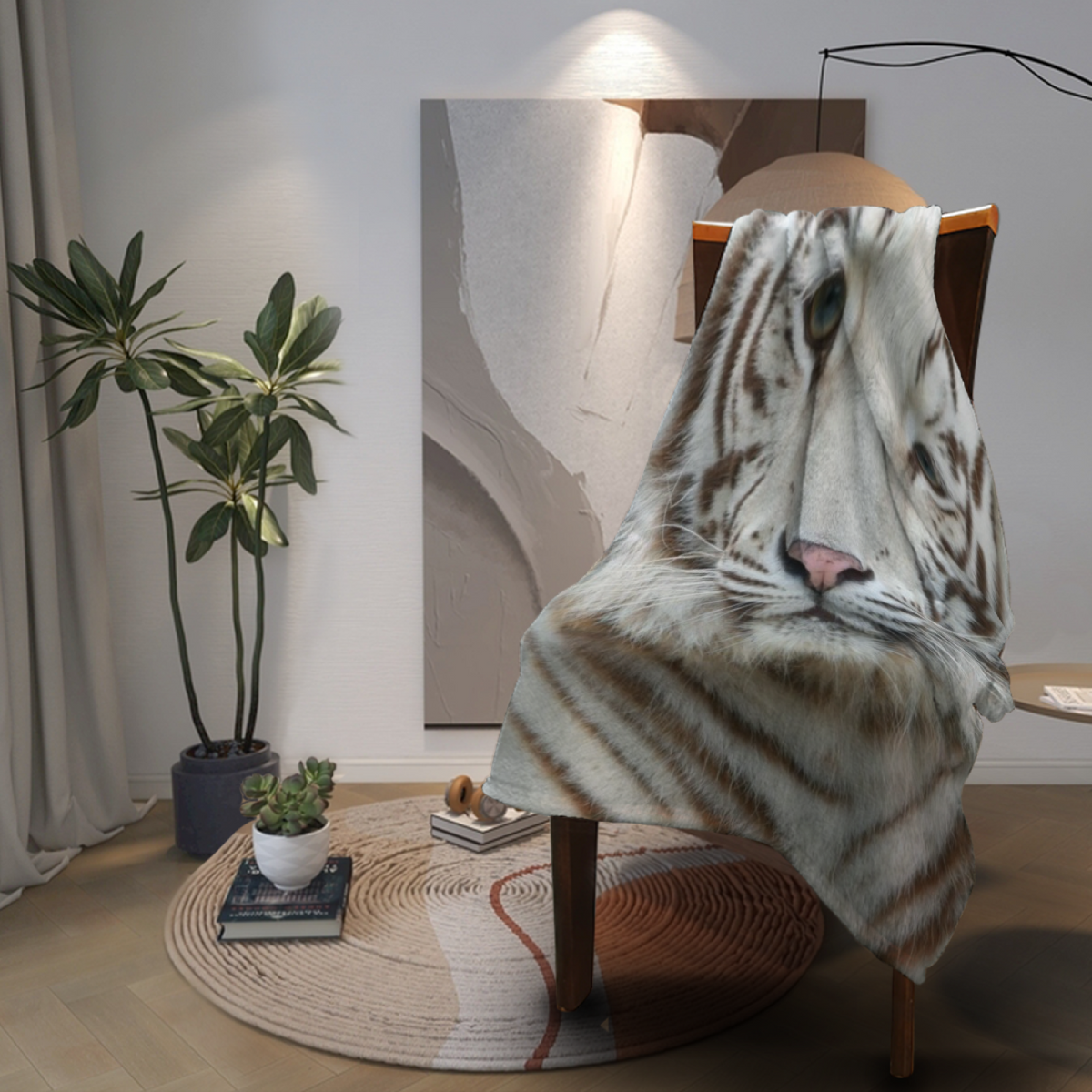 Velvet Horizon Dreamy Pattern Lightweight Flannel Throw