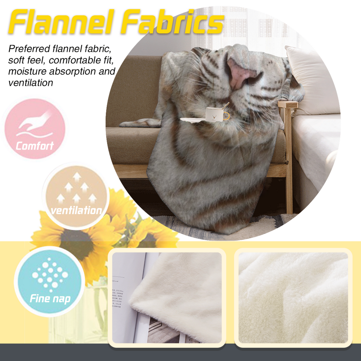 Velvet Horizon Dreamy Pattern Lightweight Flannel Throw