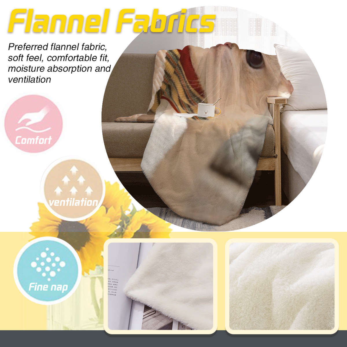 Misty Sanctuary Lightweight Flannel Throw in Rich Multicolor