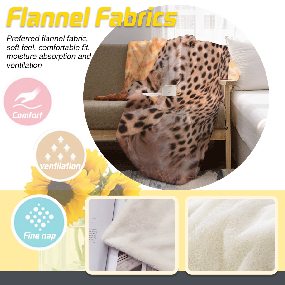Silver Trail Retro Pattern Decorative Flannel Blanket