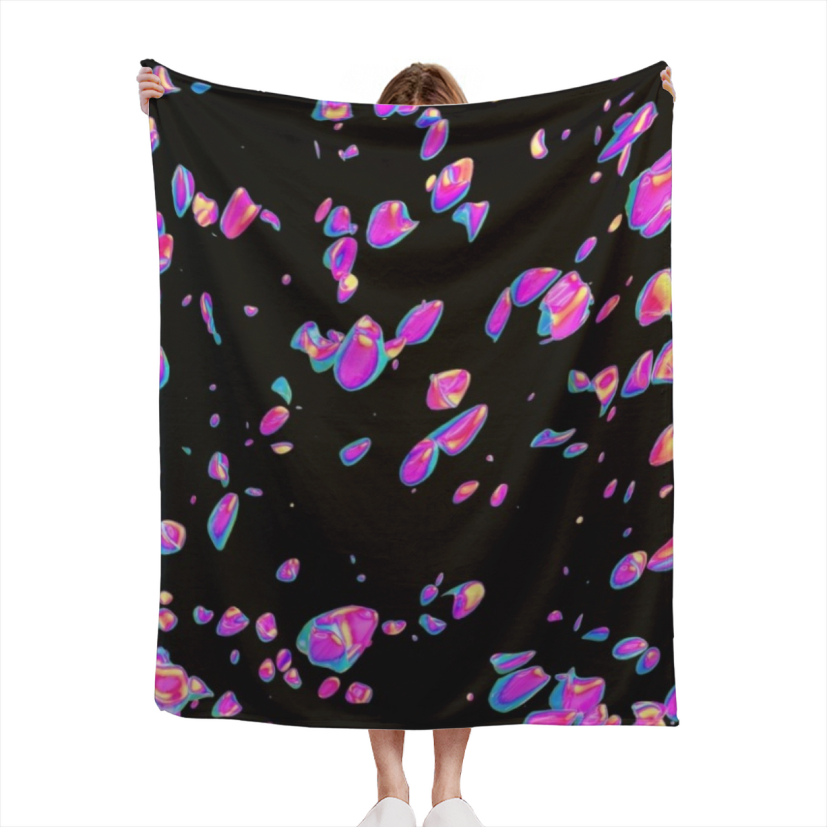 Cedar Reverie Soft Neutral Art All-Season Flannel Blanket
