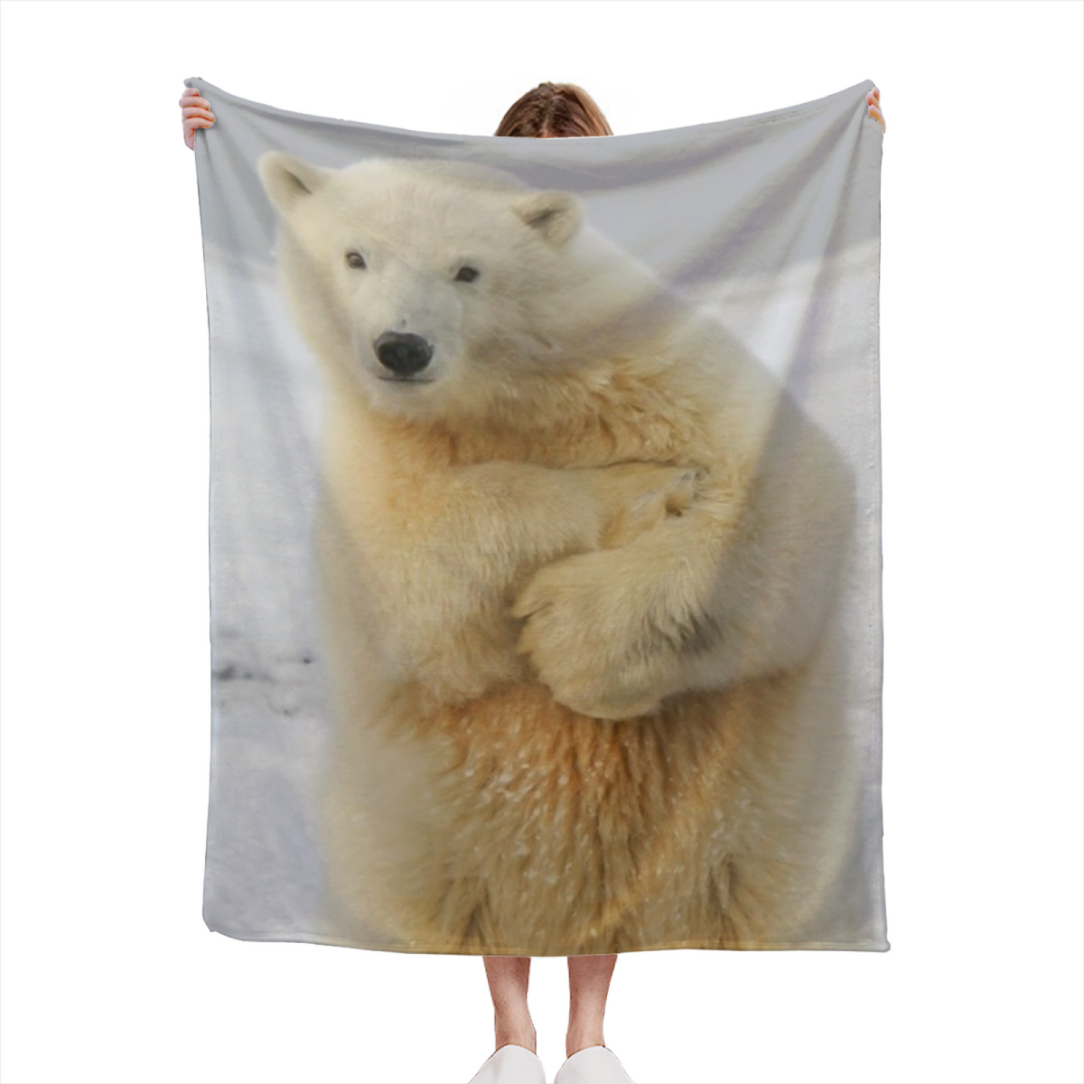 Flannel Throw Blanket with Lagoon Fable Cozy Cottage Artwork