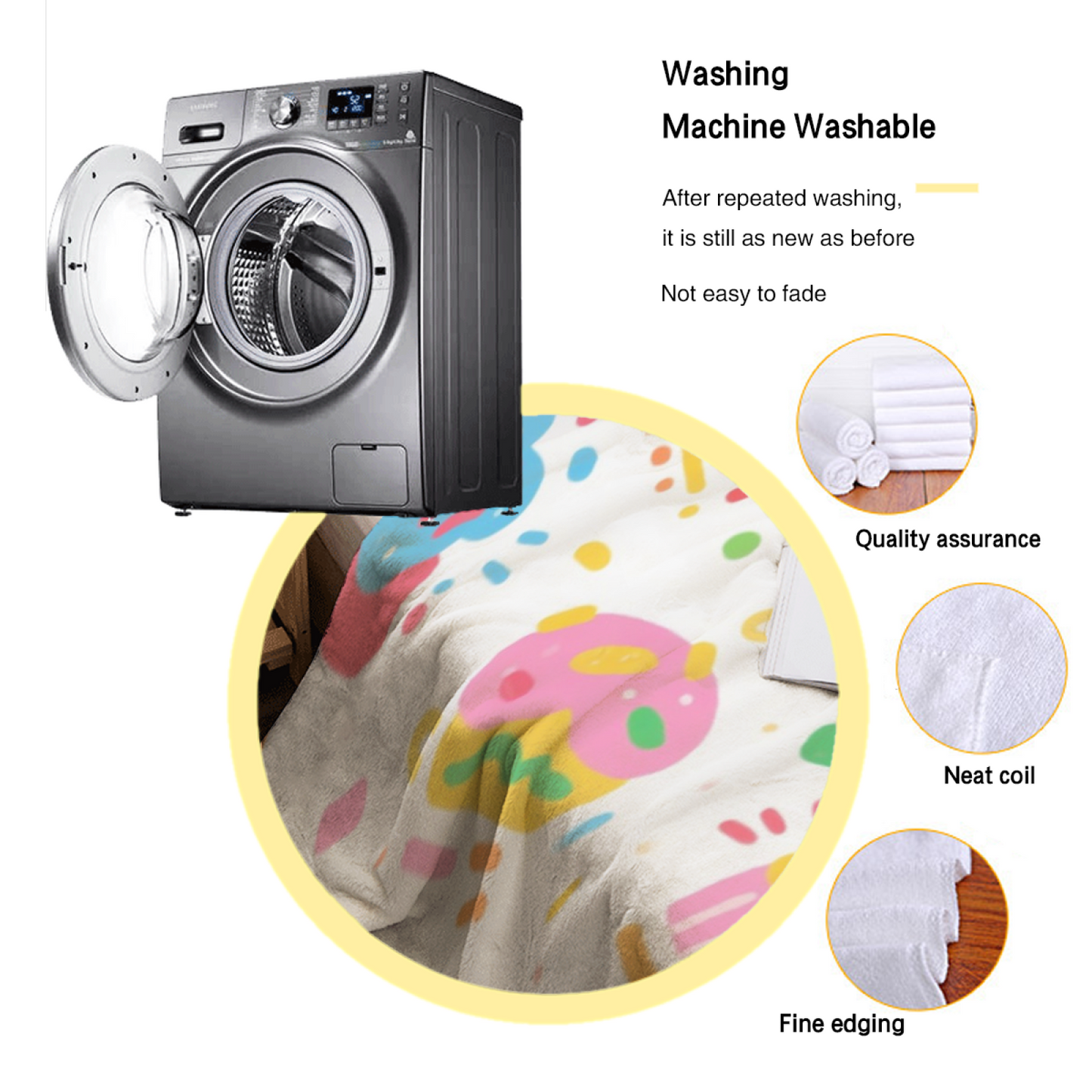 Contemporary Graphic Art Throw Blanket ¨C Decorative Printed Cozy Home Blanket