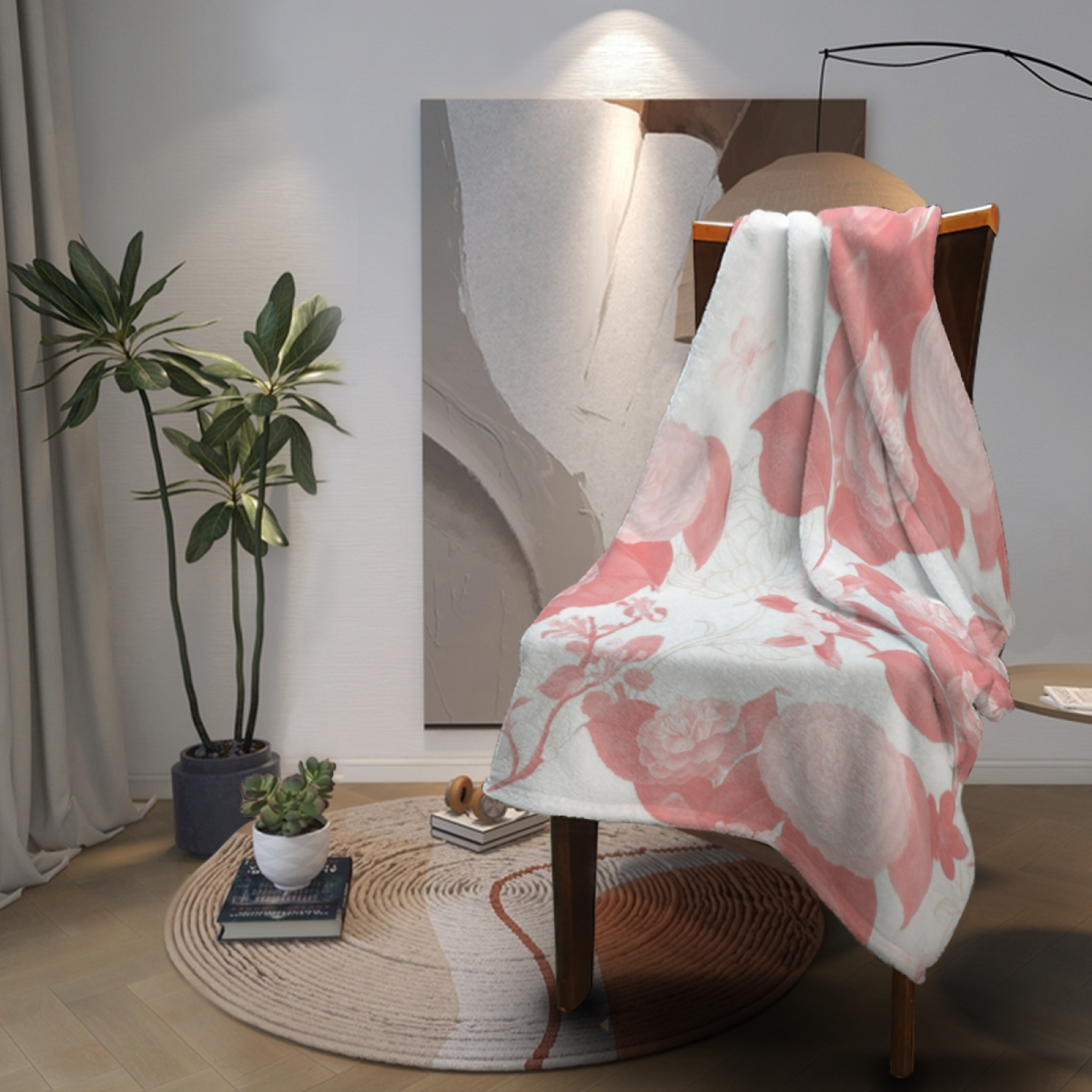 Burnished Wonder Home Accent Soft Flannel Blanket ¨C Pastel Multicolor
