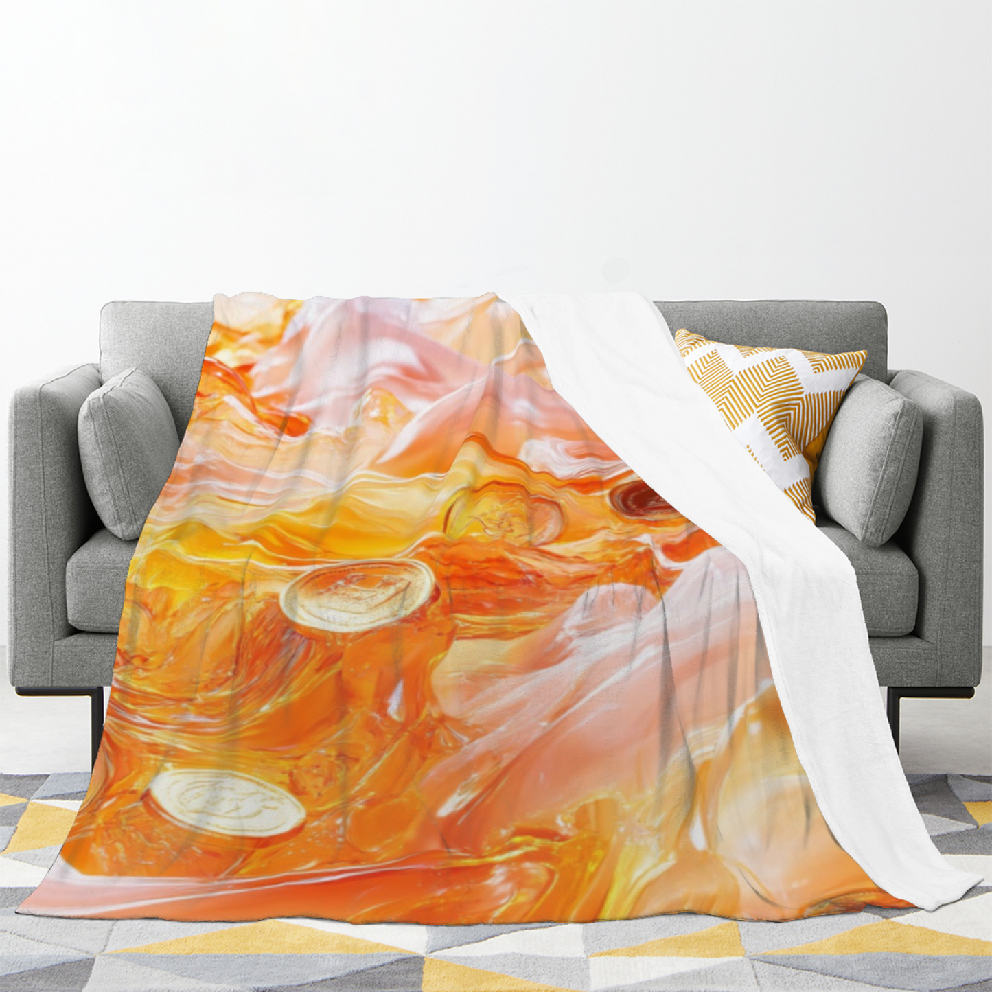 Contemporary Pattern Throw Blanket ¨C Decorative Artistic Cozy Home Blanket
