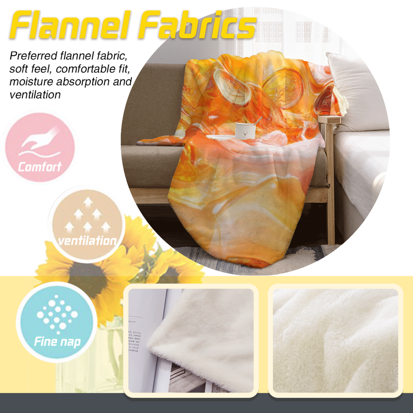 Contemporary Pattern Throw Blanket ¨C Decorative Artistic Cozy Home Blanket