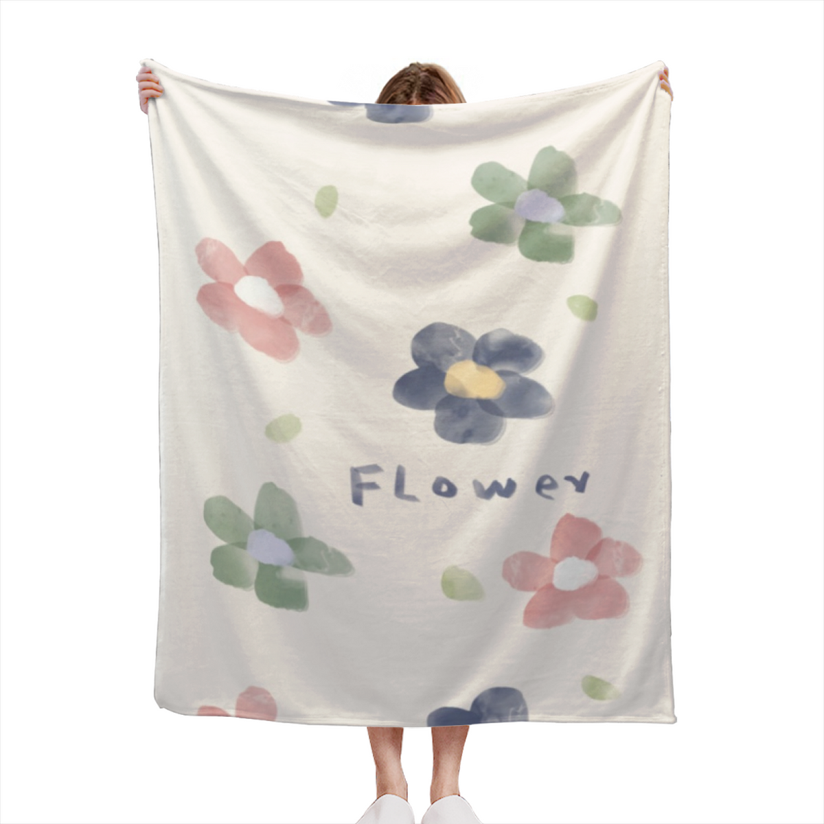 Saffron Charm Cozy Pattern All-Season Flannel Blanket