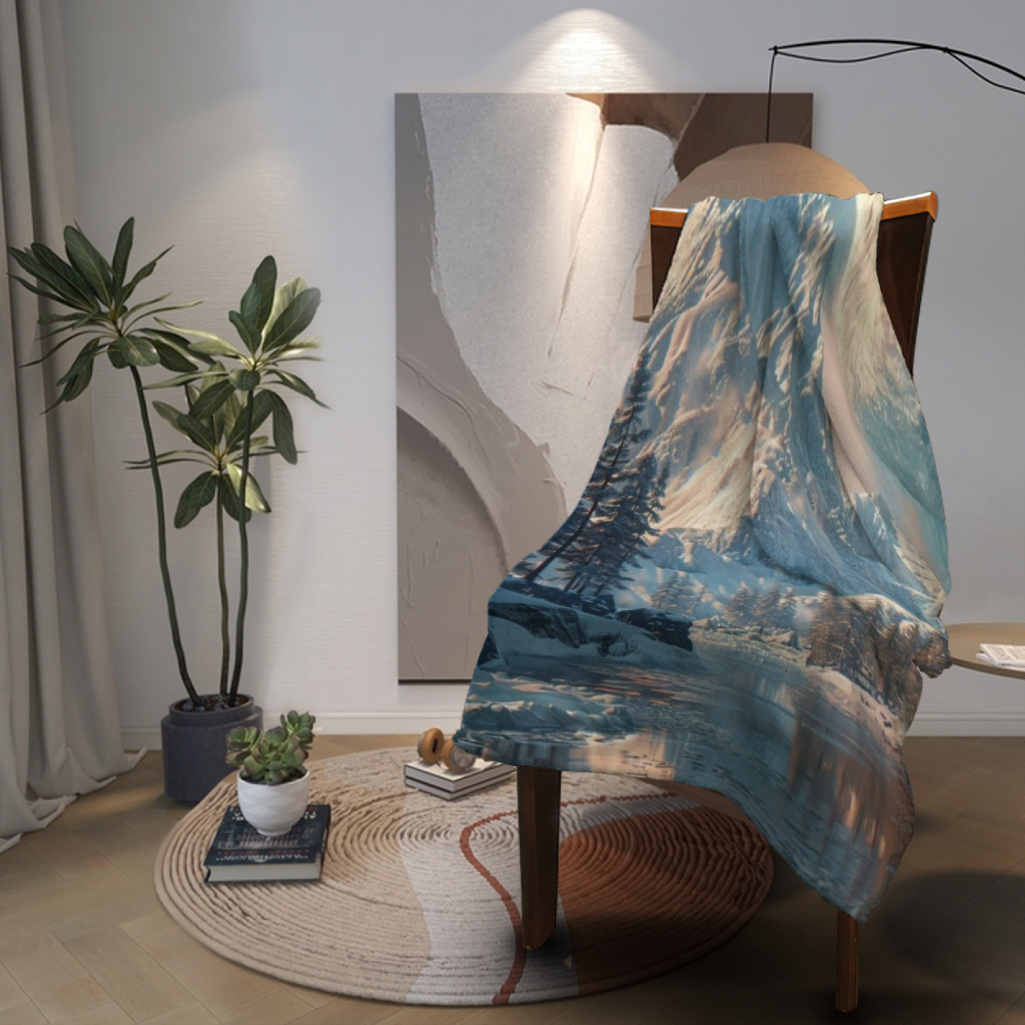 Modern Decorative Throw Blanket ¨C Colorful Artistic Pattern Cozy Blanket