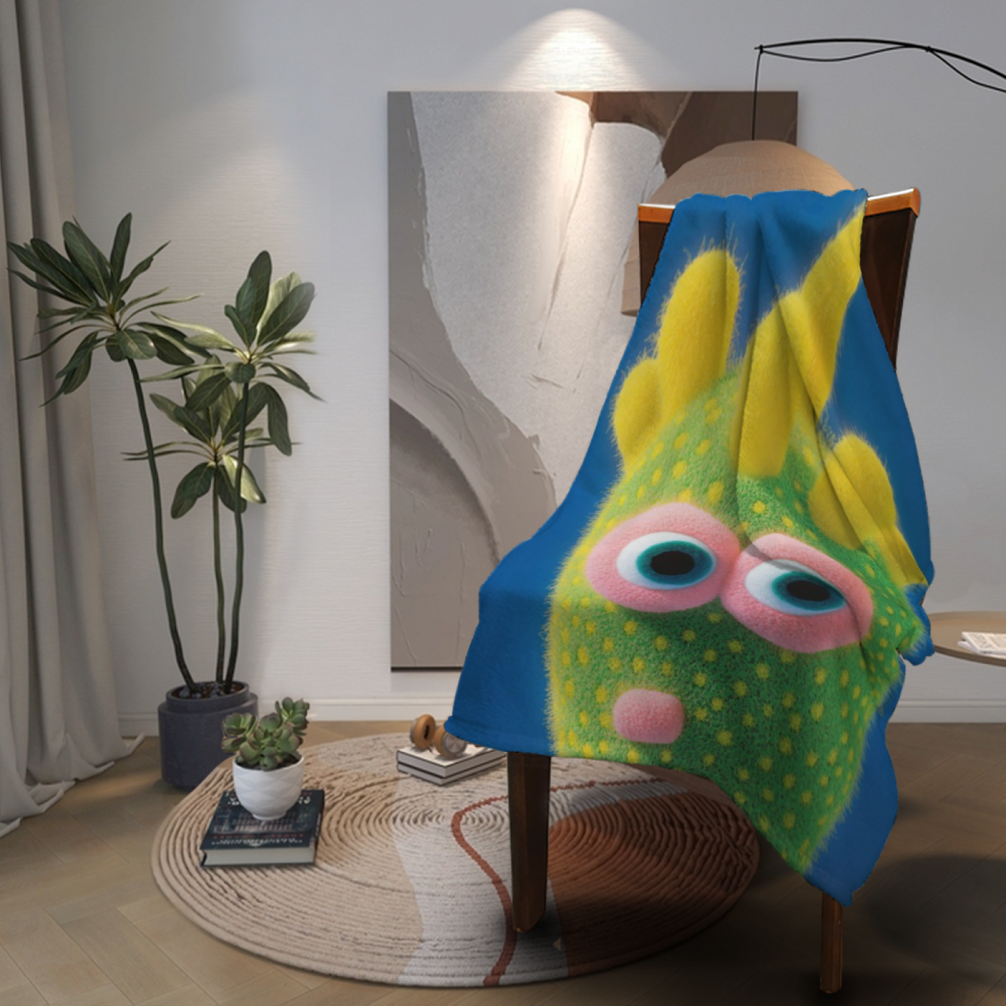 Colorful Decorative Throw Blanket ¨C Contemporary Printed Cozy Home Blanket