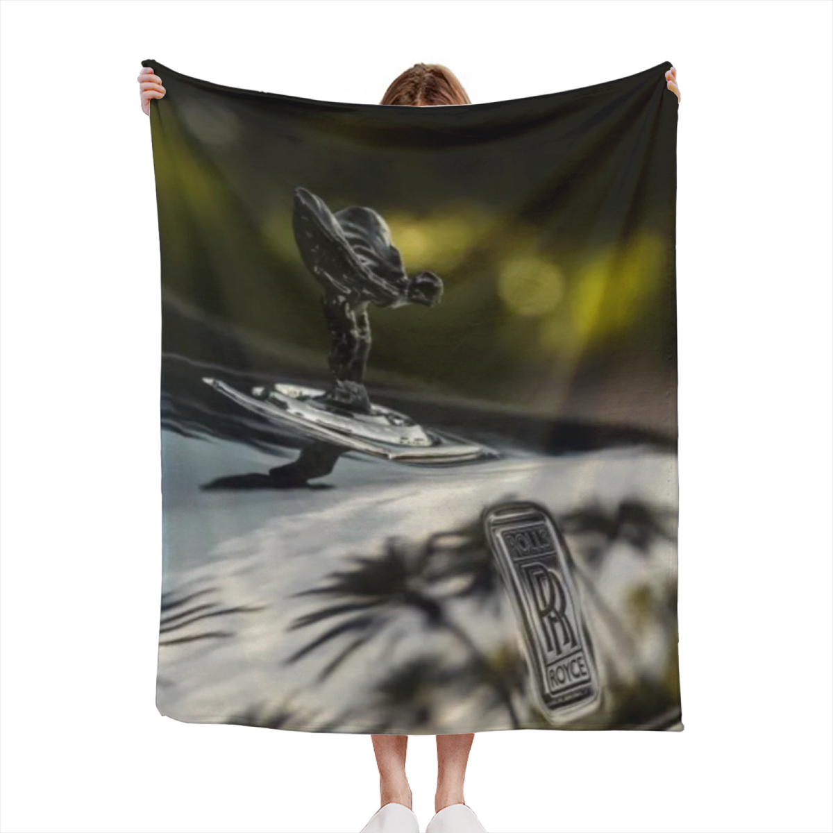 Marigold Rhapsody Inspired Cozy Flannel Bed Blanket ¨C Earthy Neutral Palette