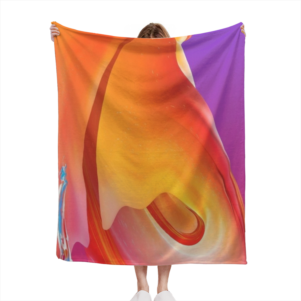Willow Reverie Blush Pink Whimsical All-Season Flannel Blanket