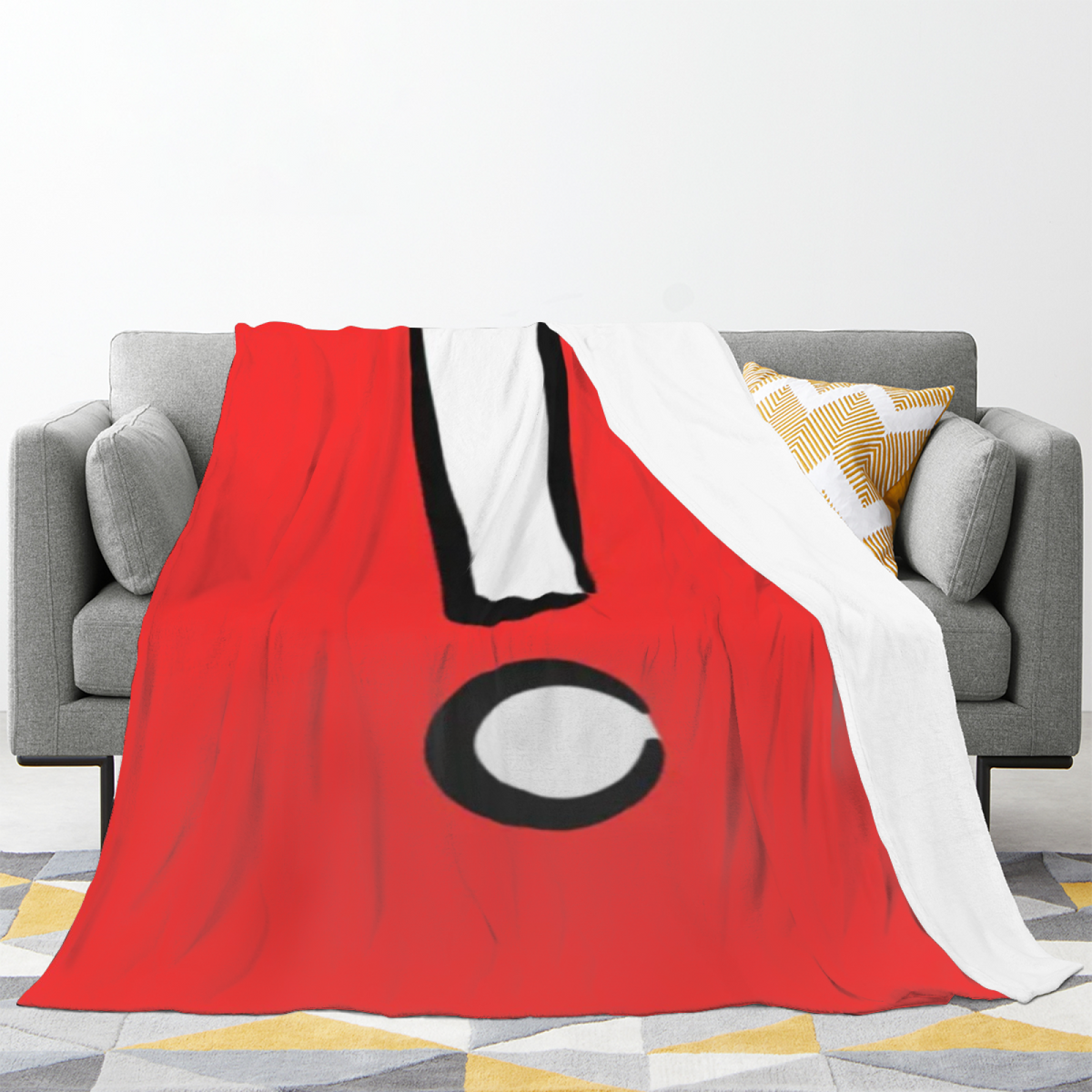 Twilight & Horizon Playful Graphic All-Season Flannel Blanket