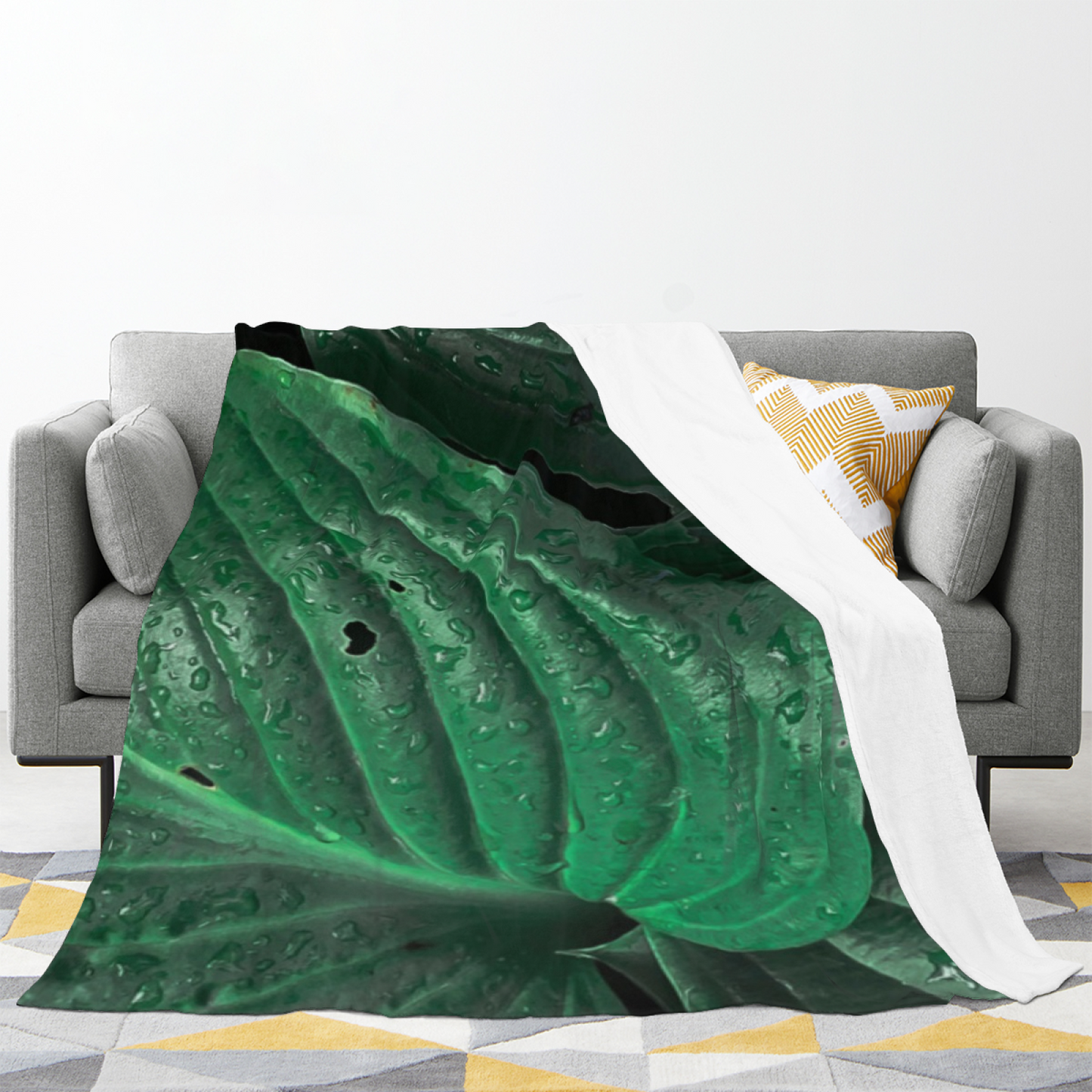 Modern Graphic Art Throw Blanket ¨C Colorful Decorative Cozy Blanket