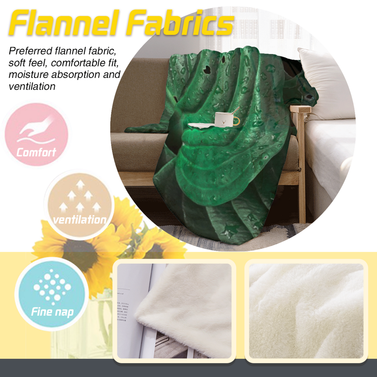 Modern Graphic Art Throw Blanket ¨C Colorful Decorative Cozy Blanket