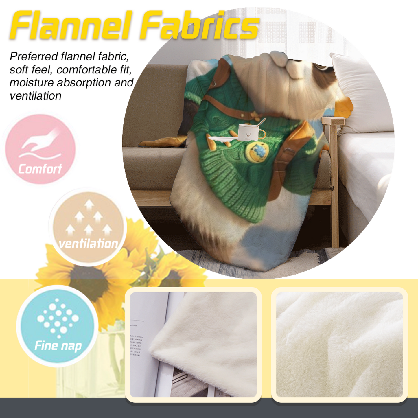 Modern Abstract Pattern Throw Blanket ¨C Artistic Decorative Cozy Home Blanket