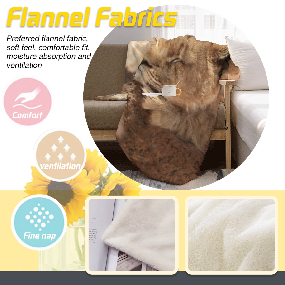 Earthy Neutral Watercolor Carnival Lightweight Flannel Throw ¨C Contemporary Pattern