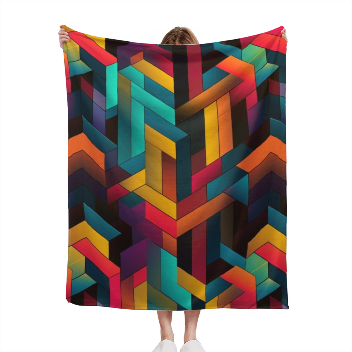 Soft Minimalist All-Season Flannel Blanket ¨C Radiant Flora Collection