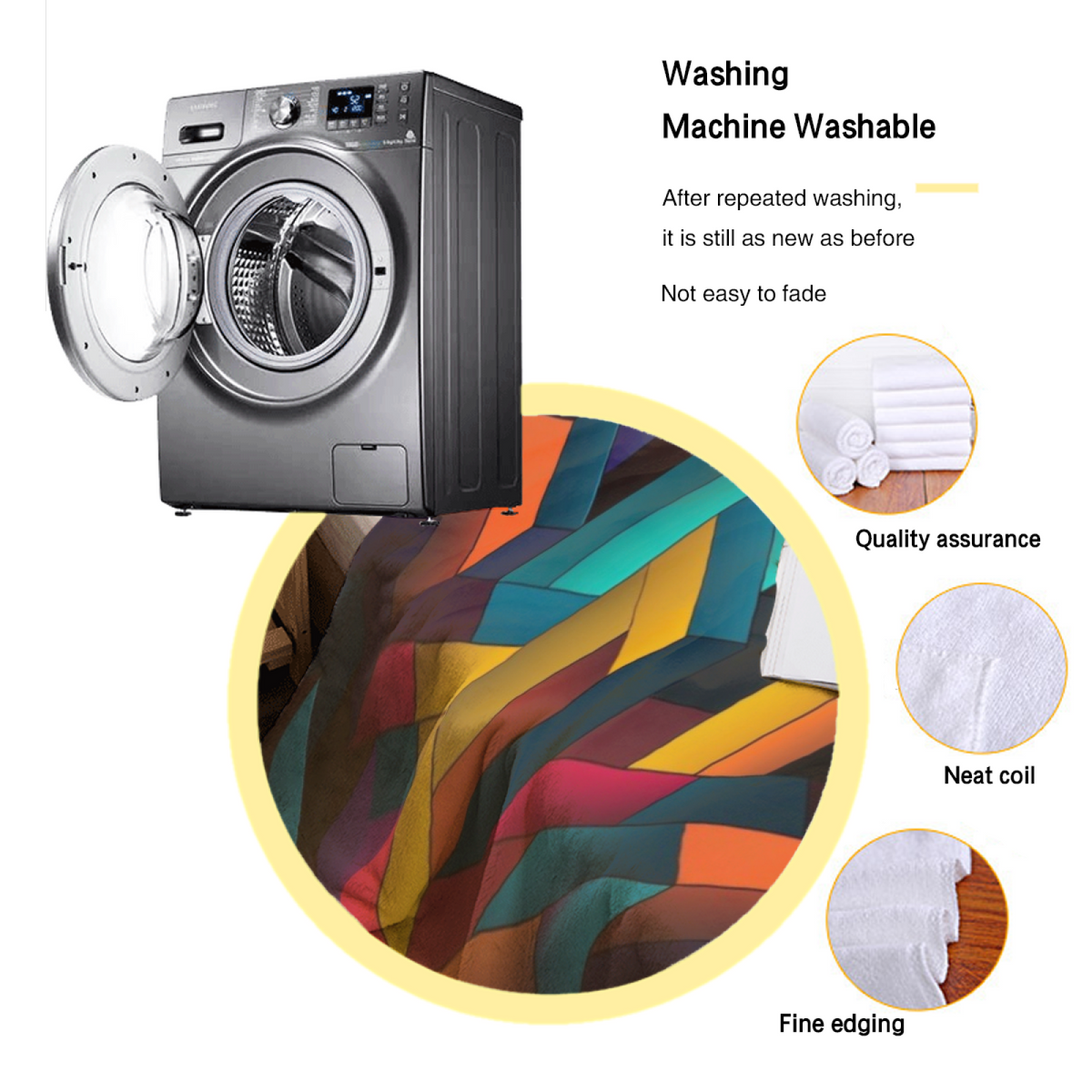 Soft Minimalist All-Season Flannel Blanket ¨C Radiant Flora Collection