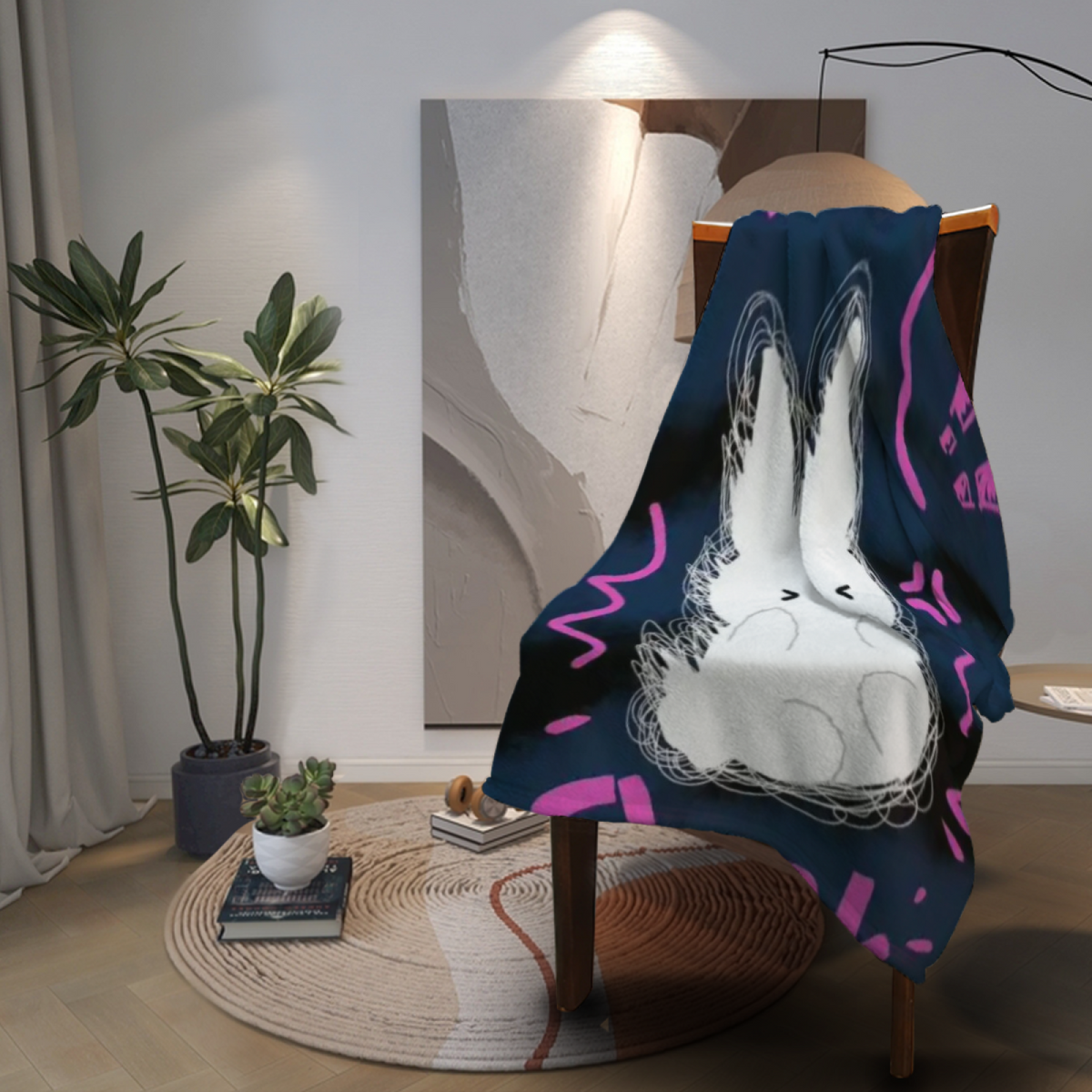 Alpine Hearth Lightweight Flannel Throw in Dusty Lilac