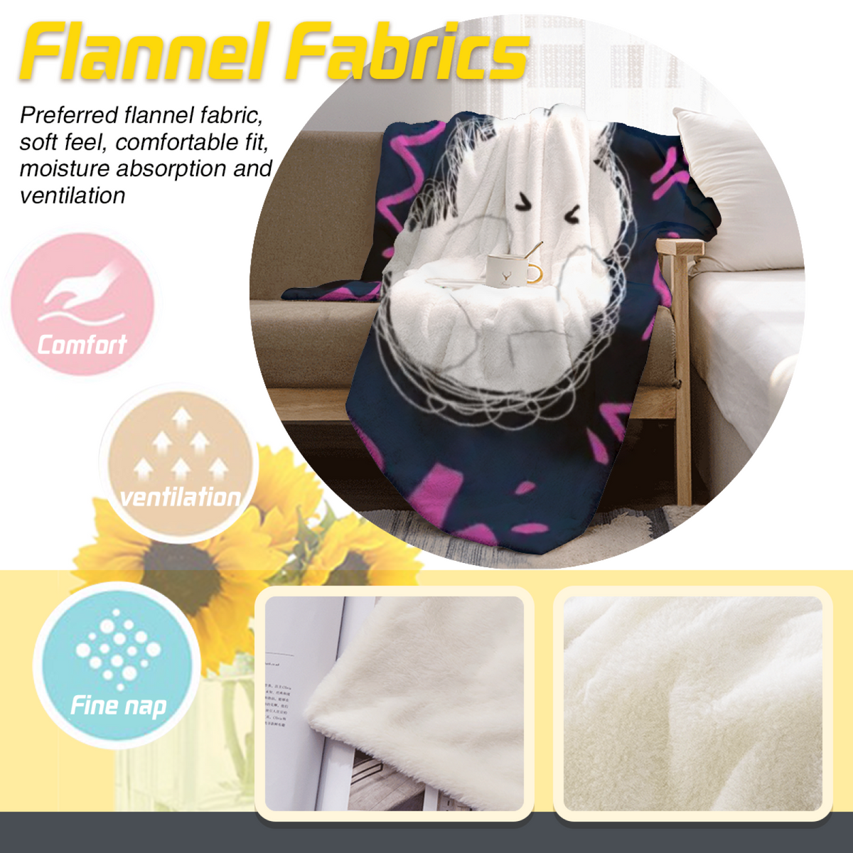 Alpine Hearth Lightweight Flannel Throw in Dusty Lilac