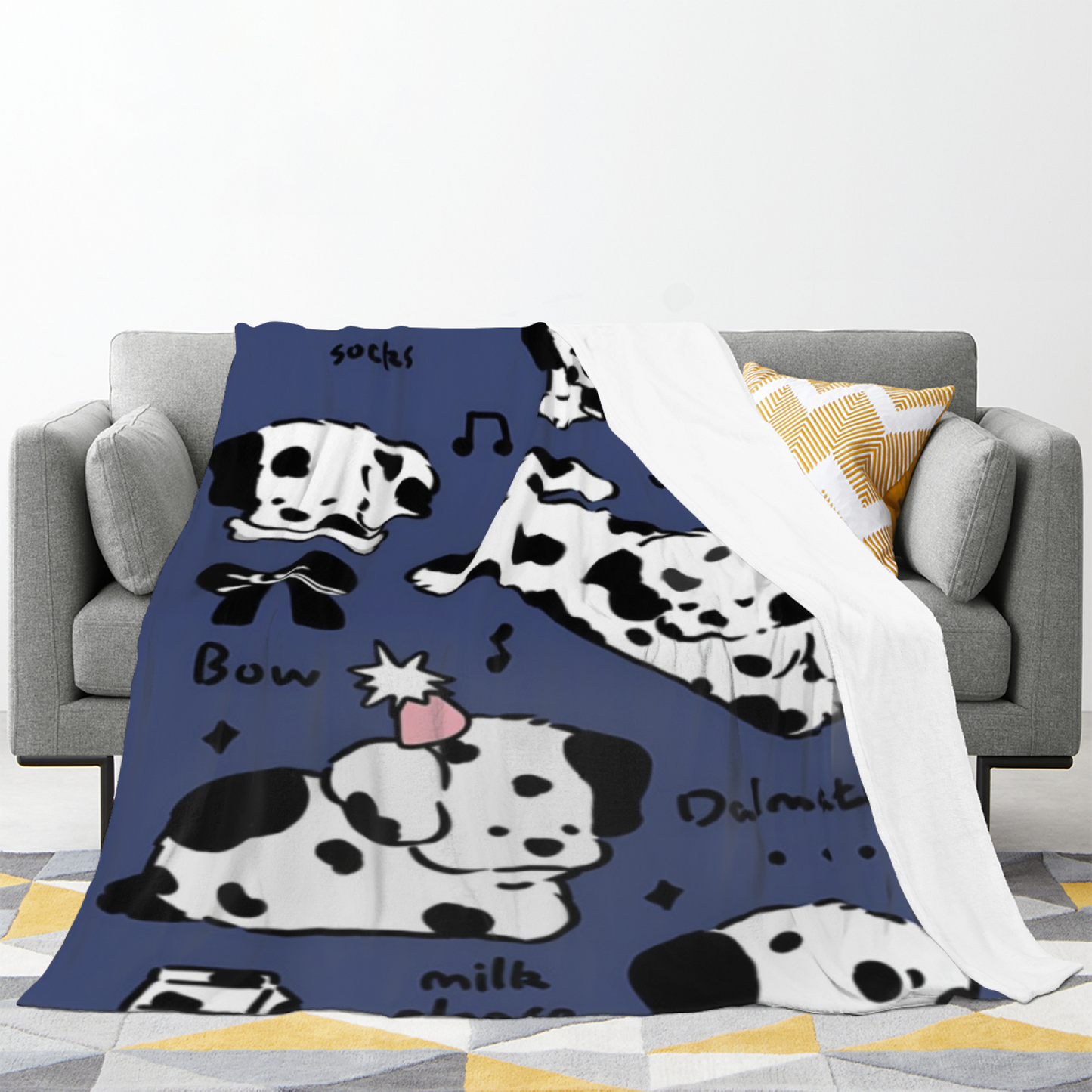 Modern Artistic Pattern Throw Blanket ¨C Abstract Graphic Printed Blanket