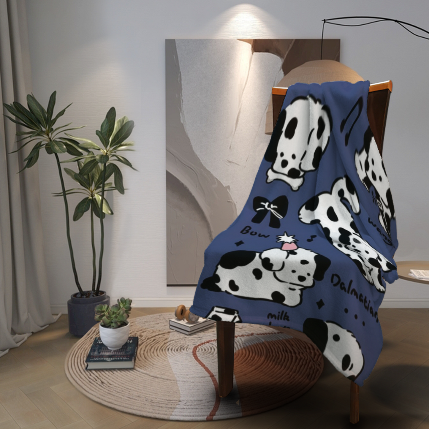 Modern Artistic Pattern Throw Blanket ¨C Abstract Graphic Printed Blanket