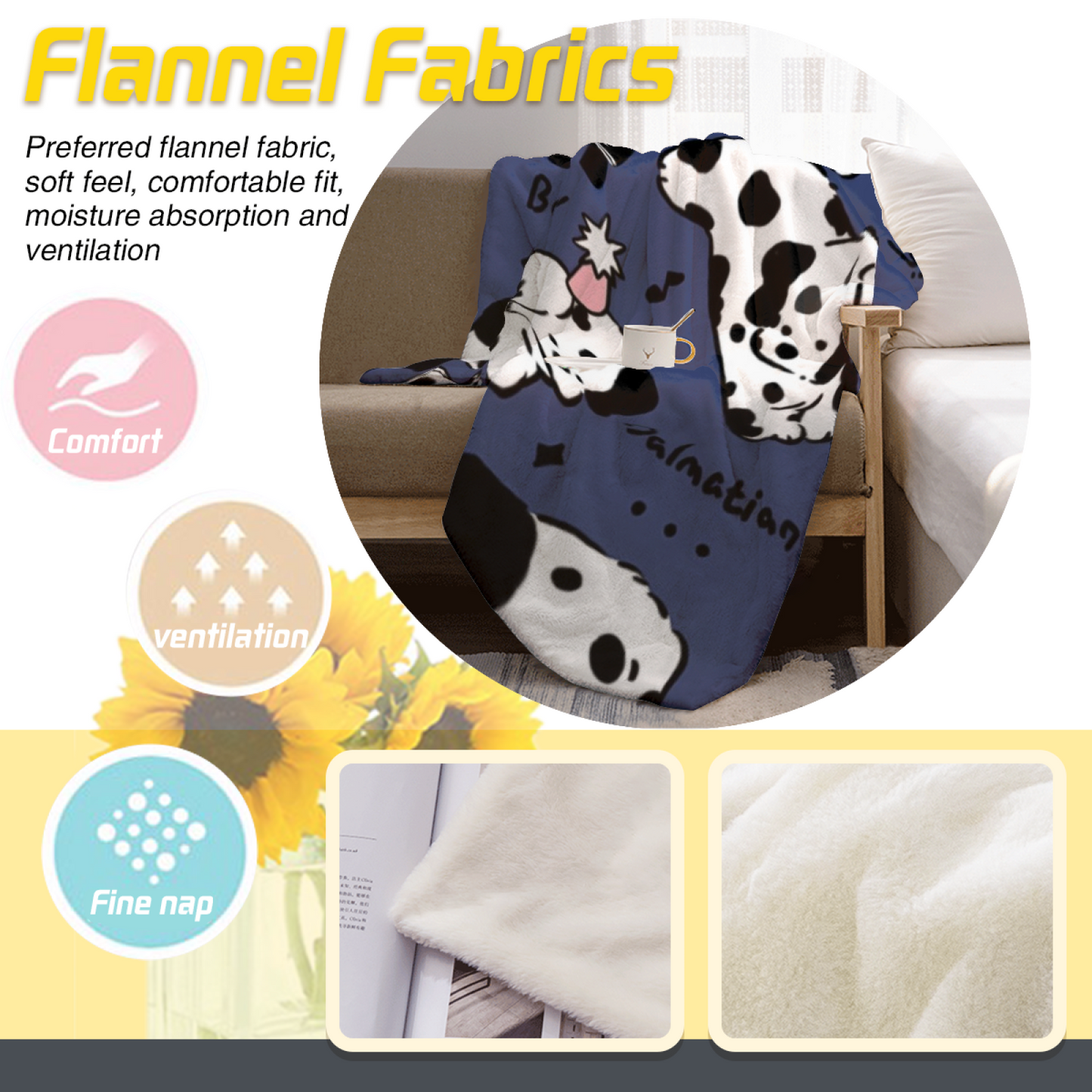 Modern Artistic Pattern Throw Blanket ¨C Abstract Graphic Printed Blanket