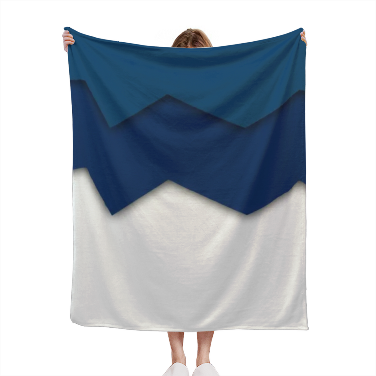 Earthy Neutral Wildwood Carnival Lightweight Flannel Throw ¨C Contemporary Pattern