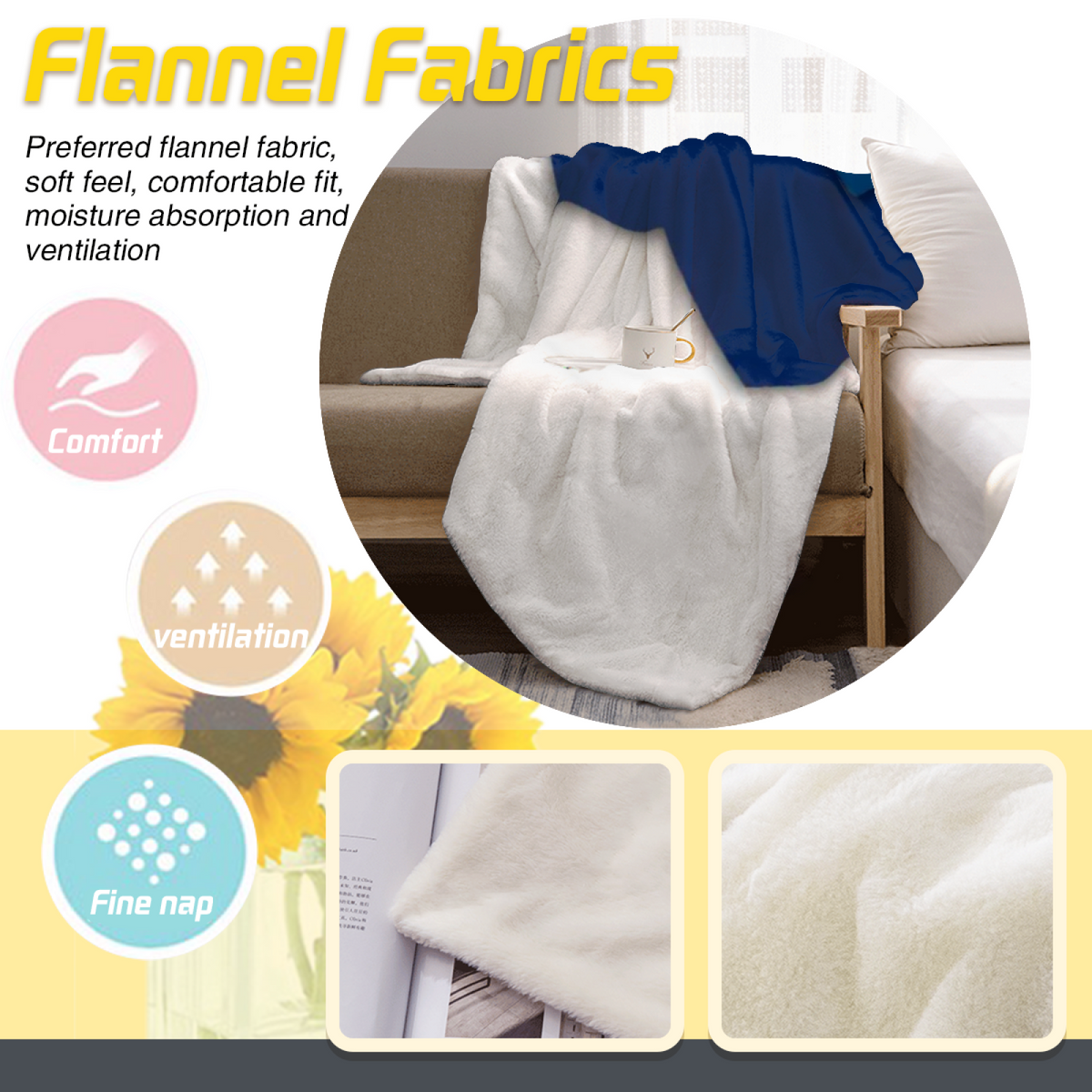 Earthy Neutral Wildwood Carnival Lightweight Flannel Throw ¨C Contemporary Pattern